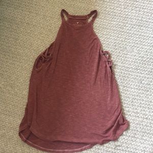 American Eagle High Neck Tank Top